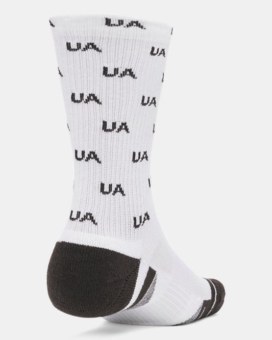 UA Performance Tech Unisex 3 Pack Crew Socks